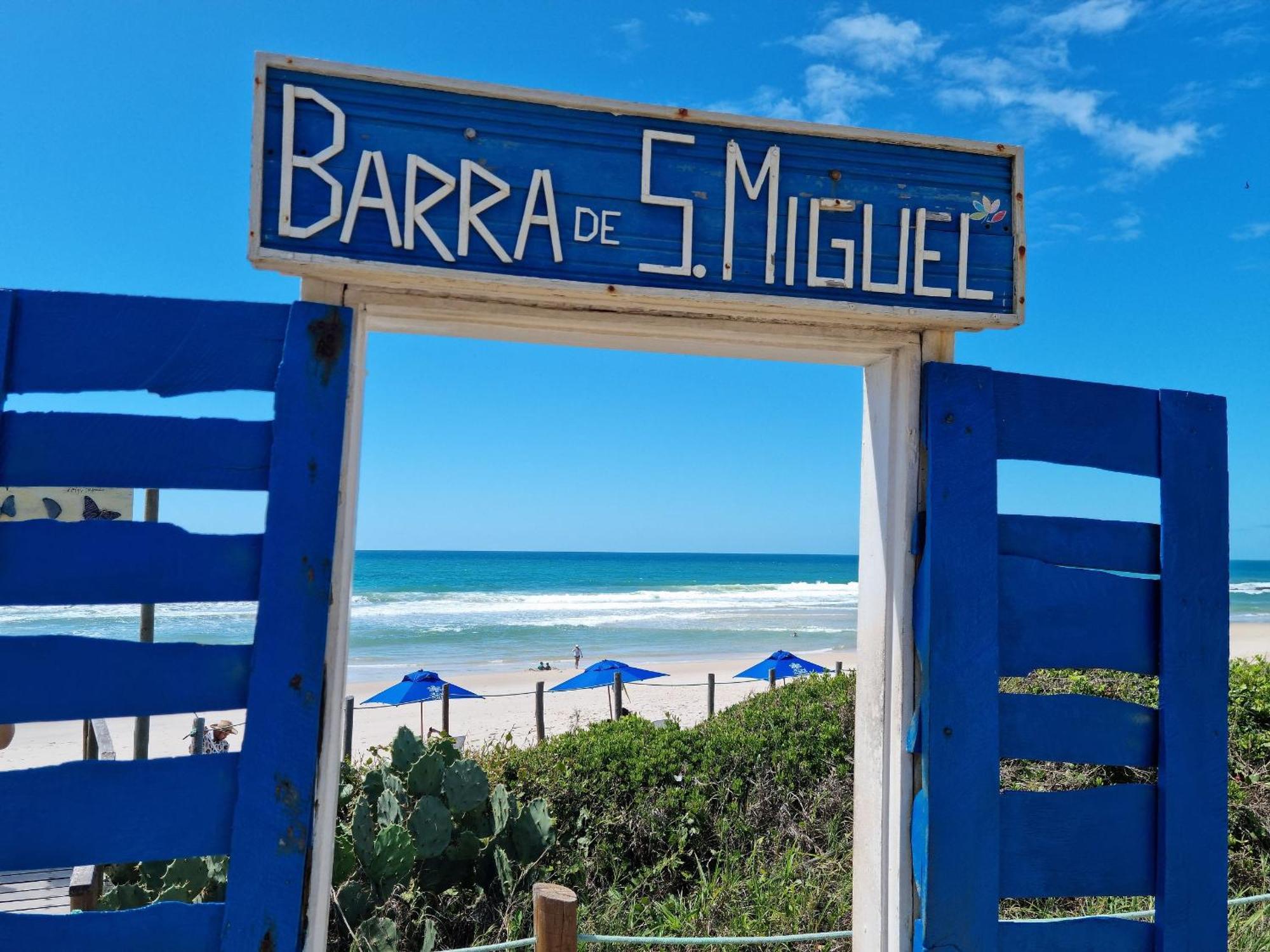 Areias do Mar - 3 quartos à beira-mar Barra de São Miguel Exterior foto